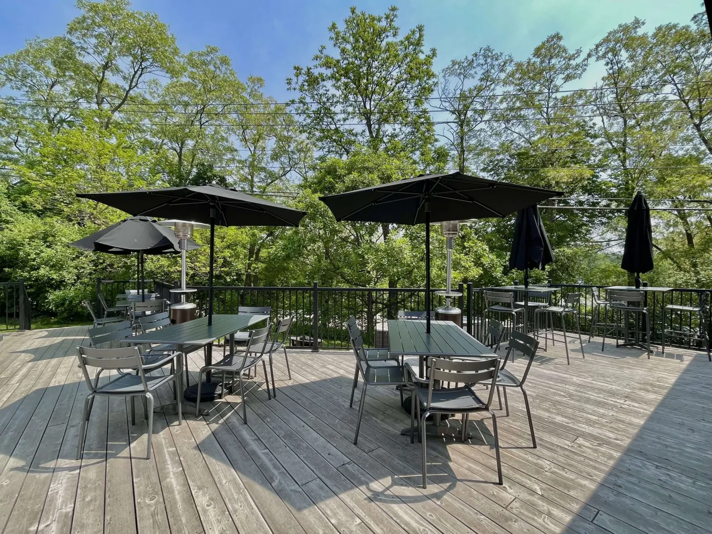 The Timbers deck over the Fox River